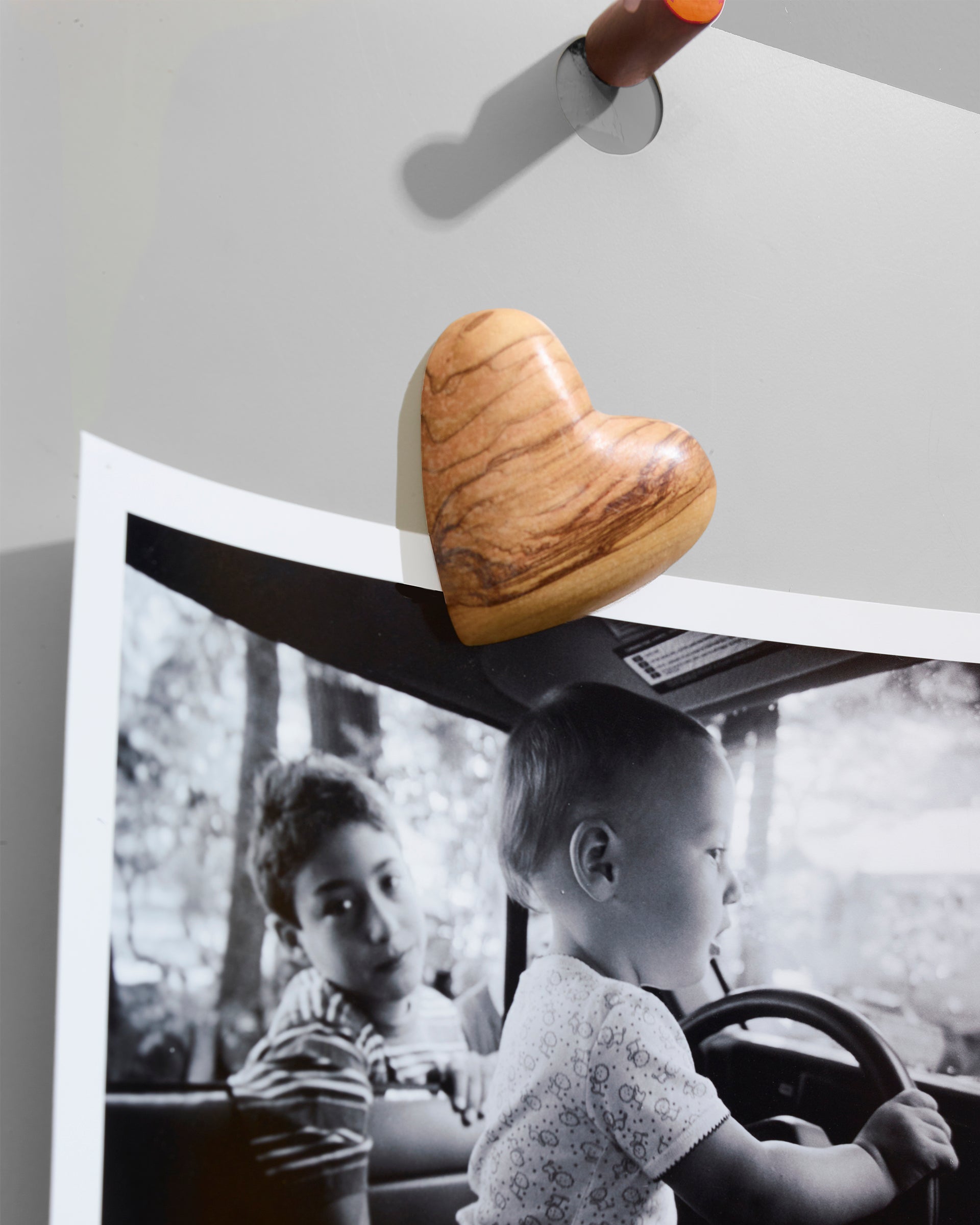 The Magnetic Olive Wood Heart
