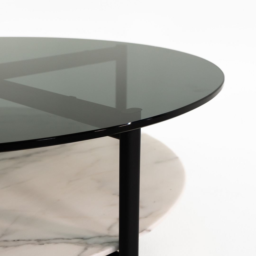 Ruta 2-Tier Round Coffee Table