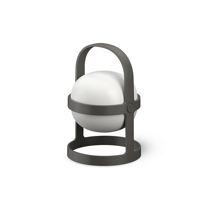 Soft Spot Solar Lamp — Slate Grey