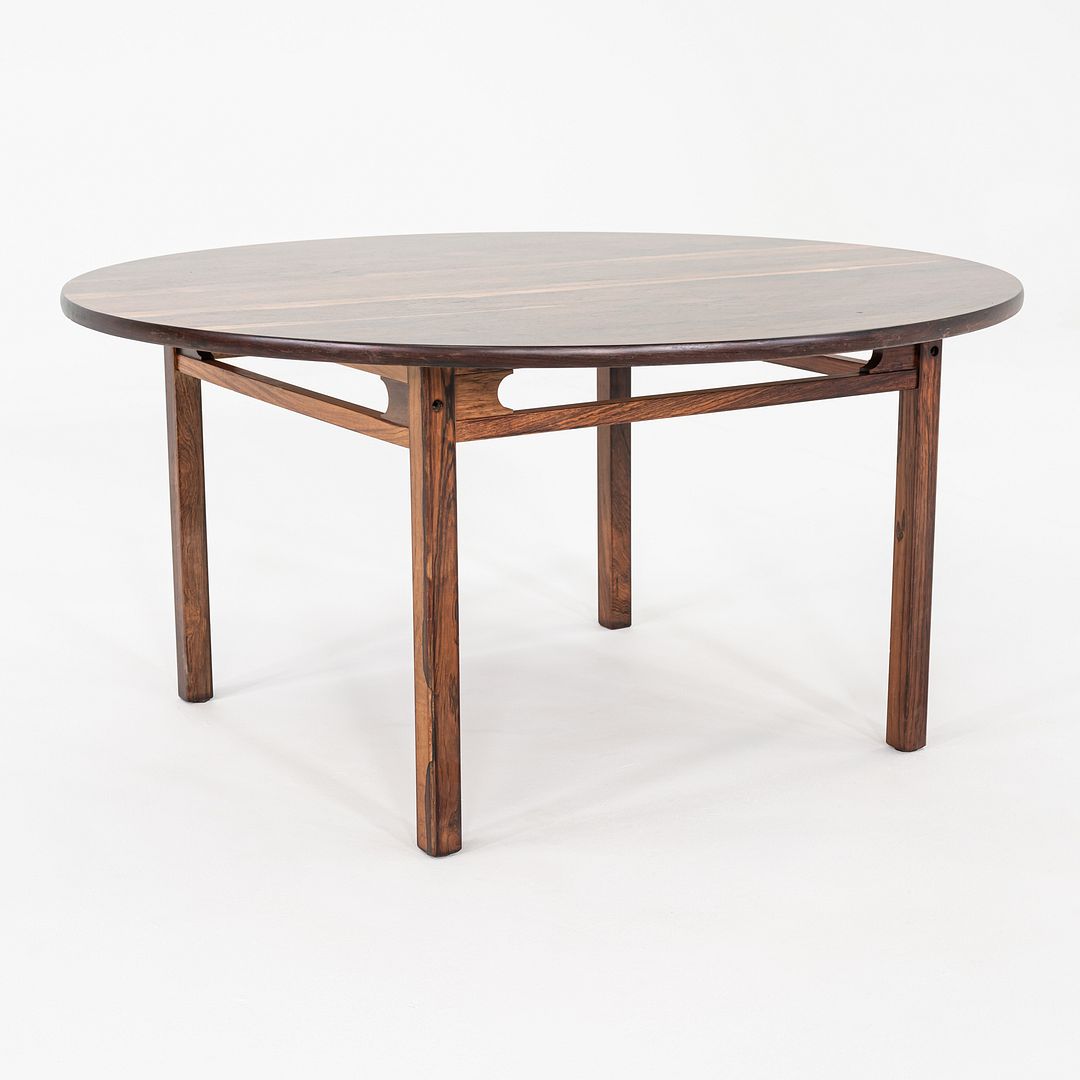 Round Rosewood Coffee Table