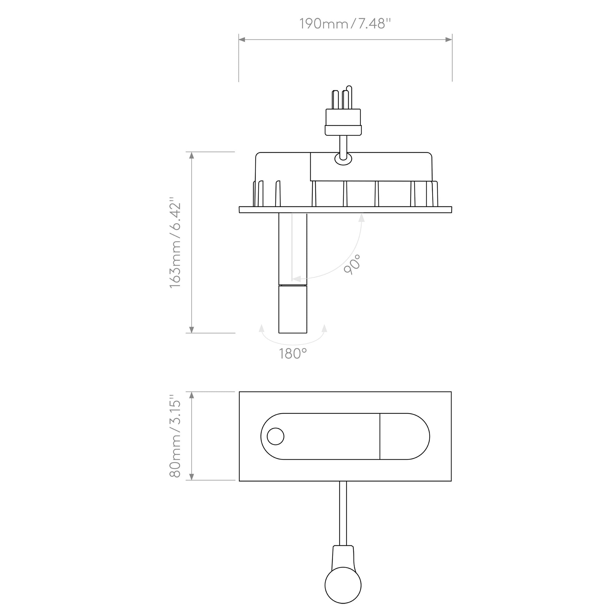 Digit Wall Lamp