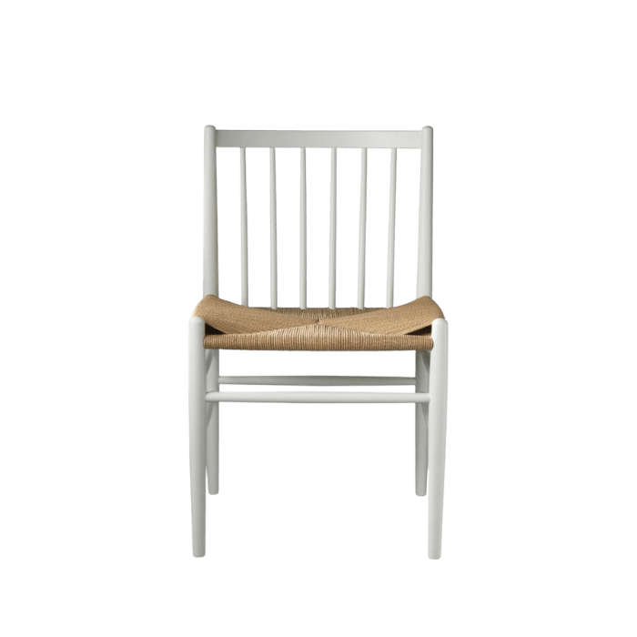 J80 Chair — Pure White Painted Beech