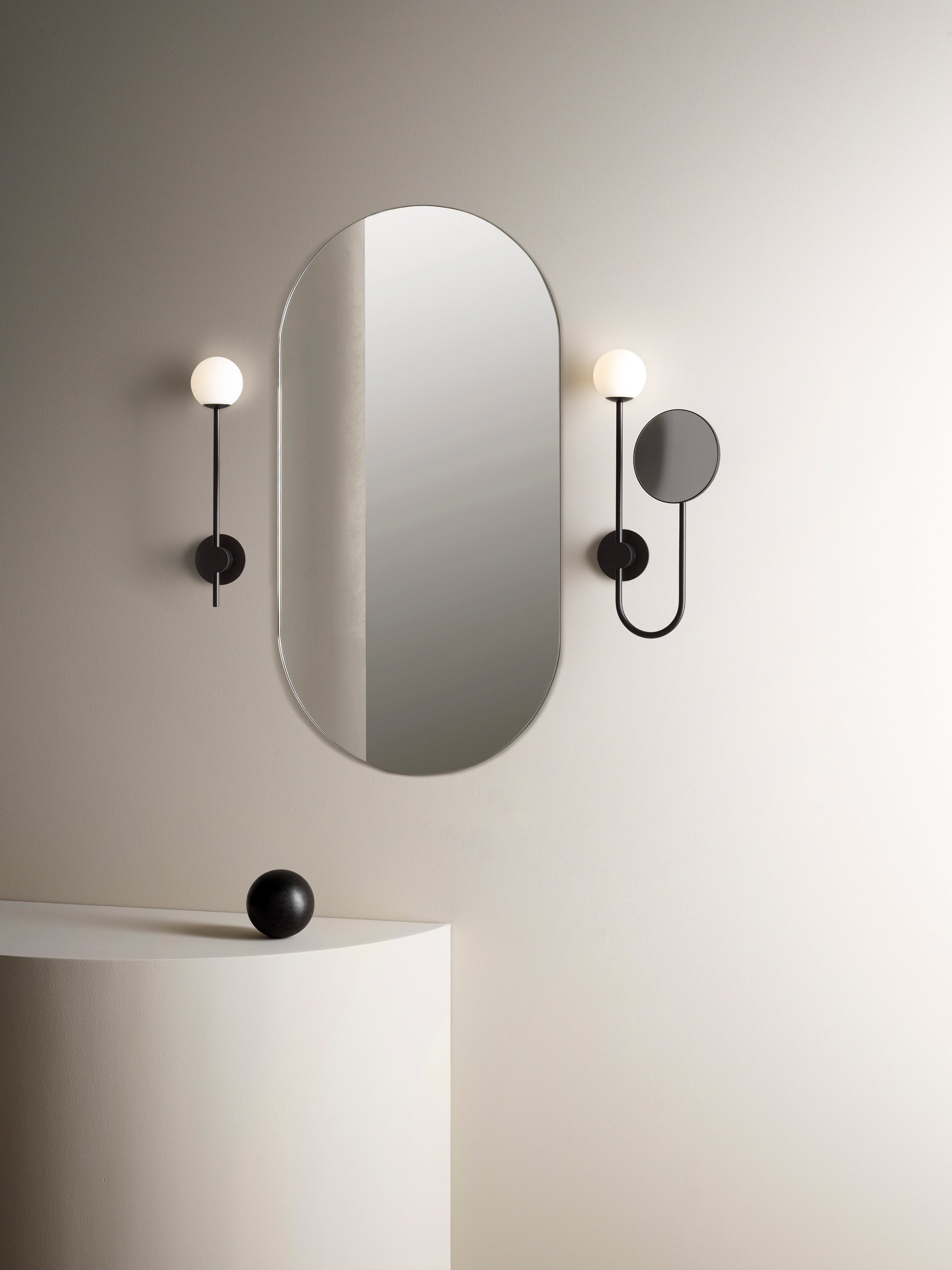 Orb Magnifying Mirror Lamp