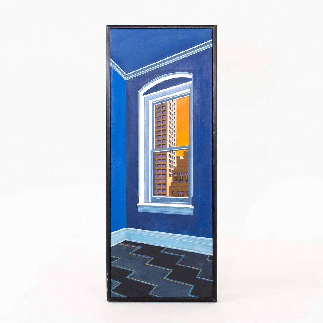Framed Cityscape Painting