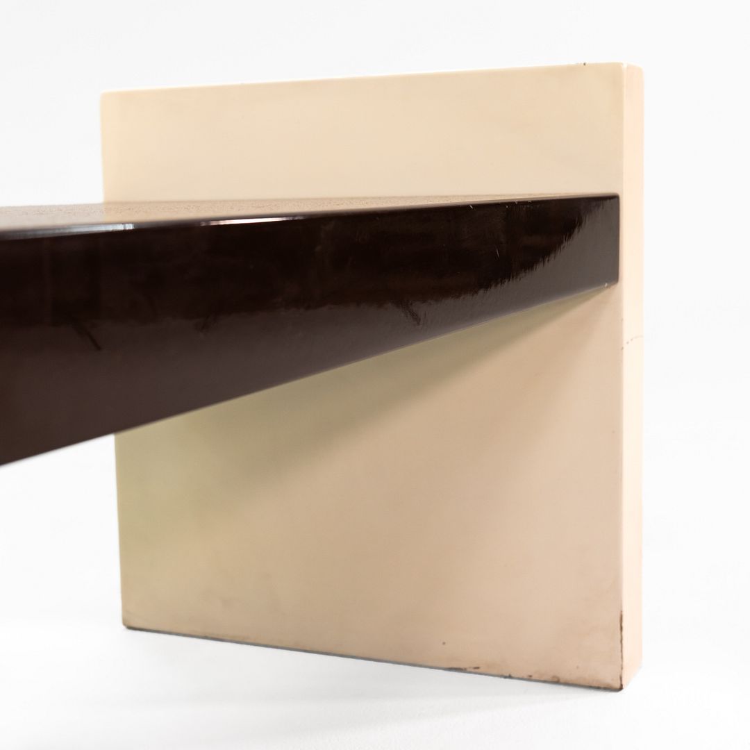 Postmodern Lacquered Bench