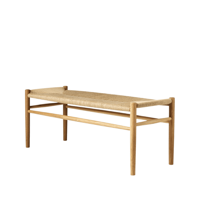 J83B Bench — Nature Lacquered Oak