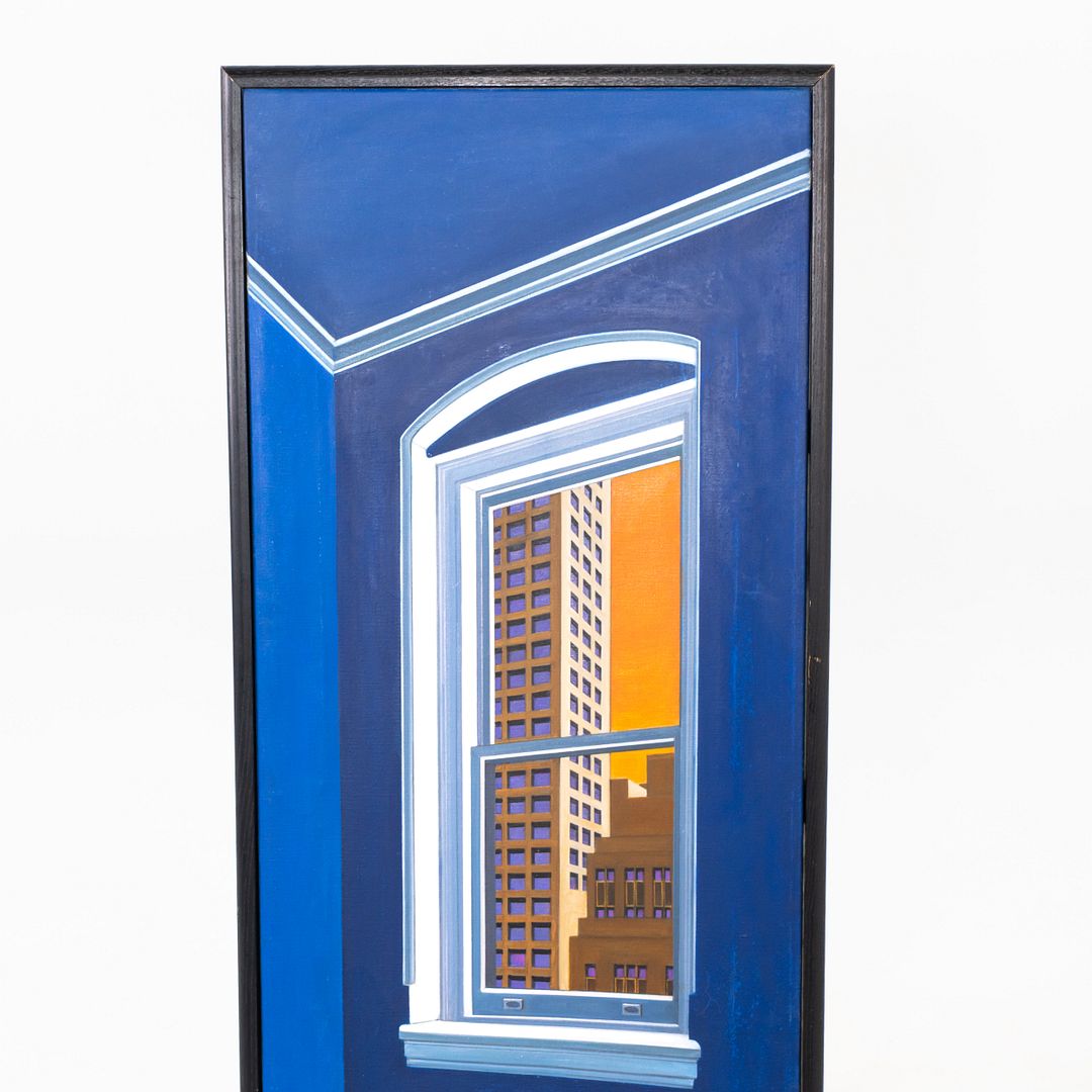Framed Cityscape Painting
