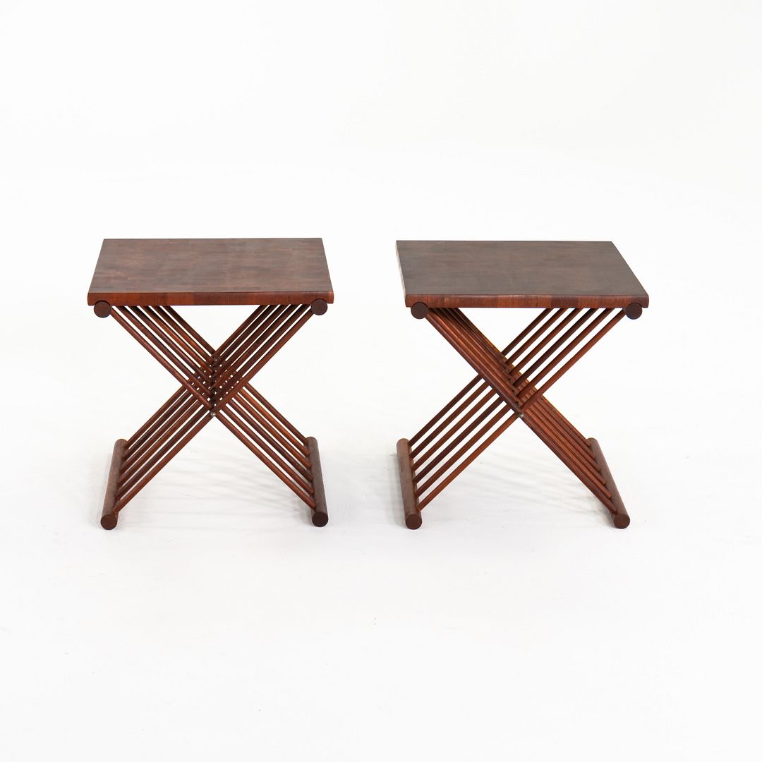 Campaign Folding Side Tables