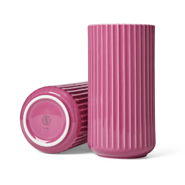 Lyngby Porcelaen Vase — Purple