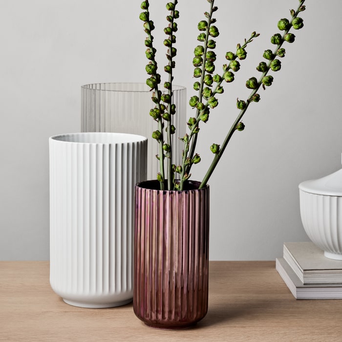 Lyngby Porcelaen Vase — White