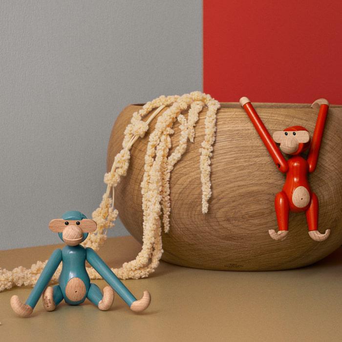 Vintage Monkey — Blue Mini