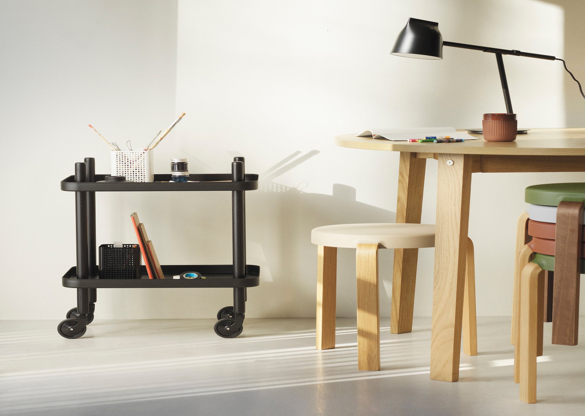 Block Trolley Table
