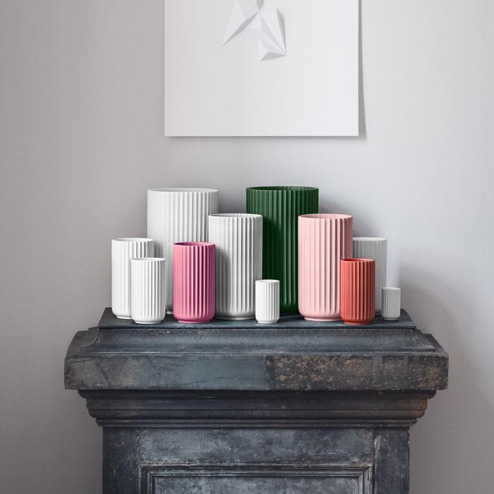 Lyngby Porcelaen Vase — Purple