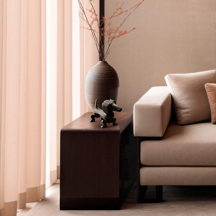 Dog — Dark Stained Oak