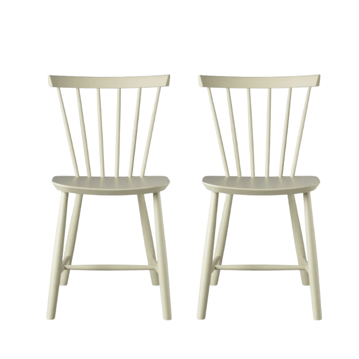 J46 Dining Chair — Roots Painted Beech — Set of 2