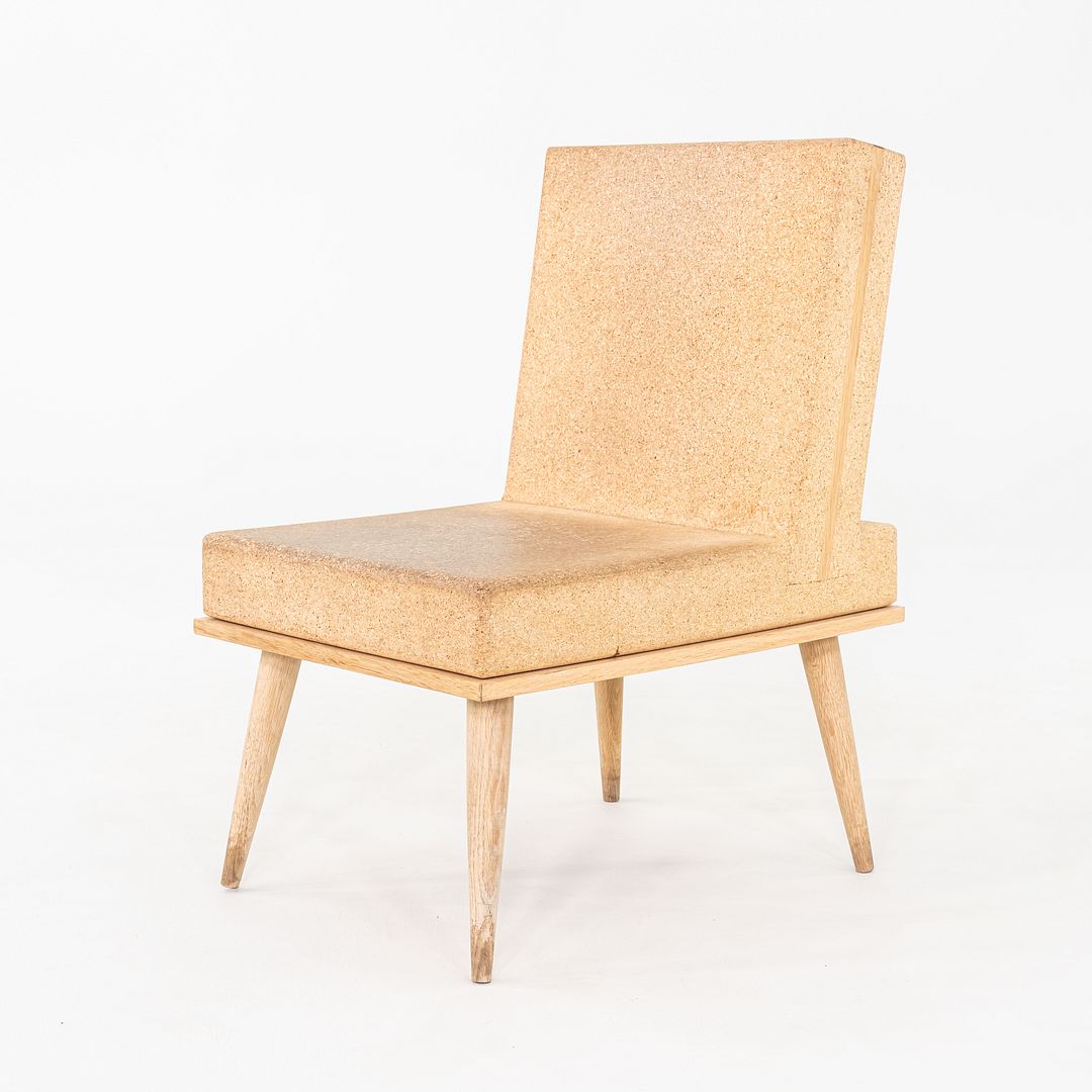 Cork and Oak Lounge Chair