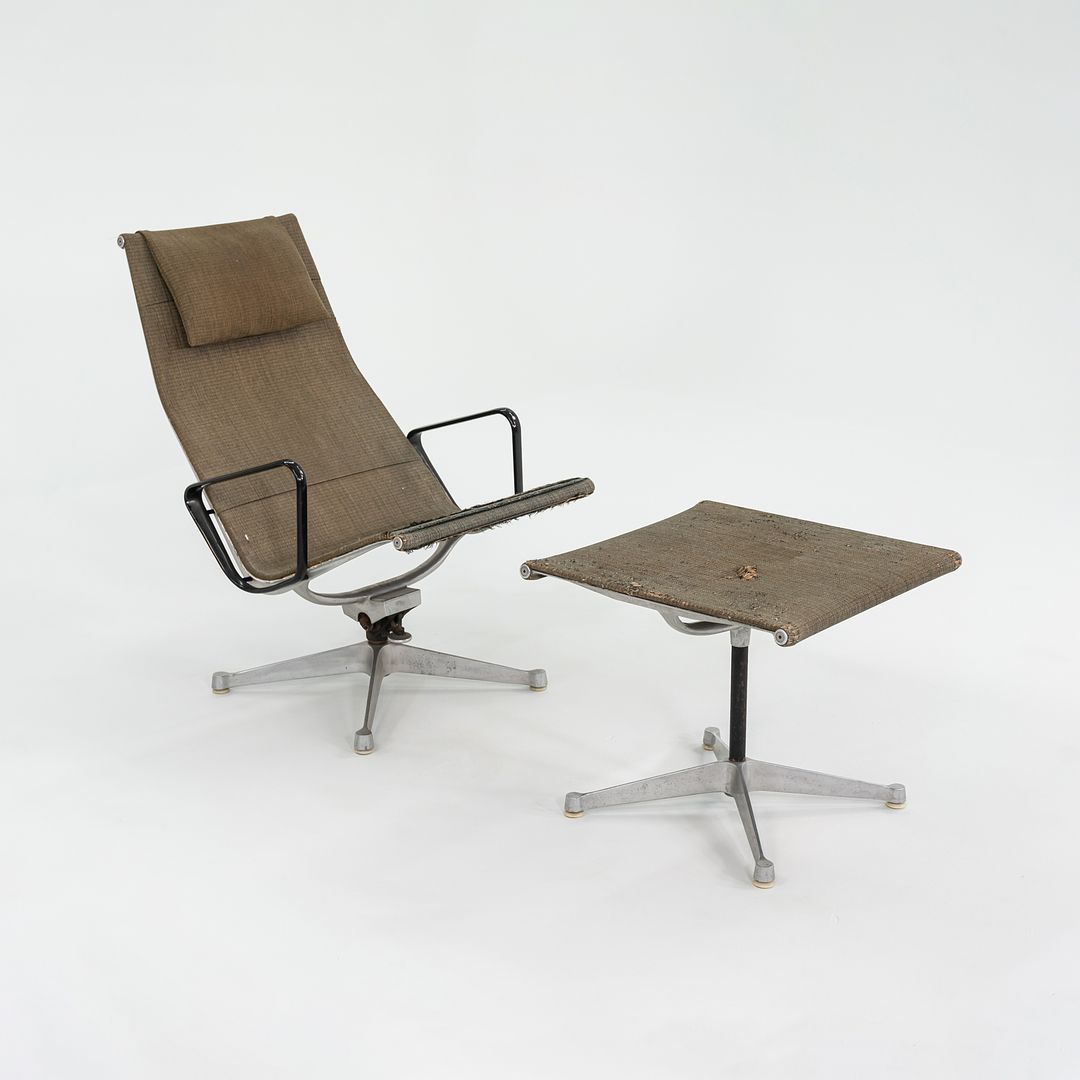 Aluminum Group Lounge Chair, model 682