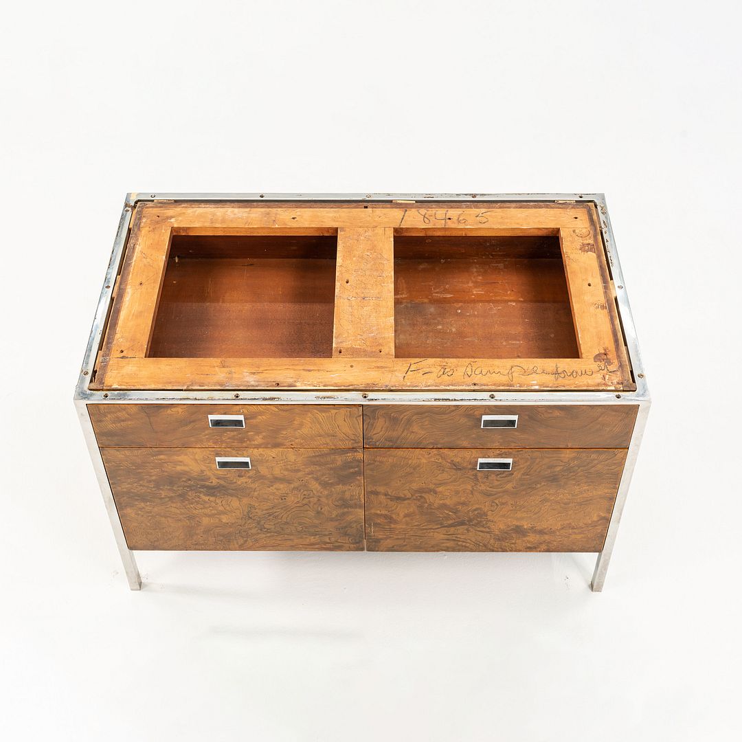 Olive Ash Burl 2-Position Credenza