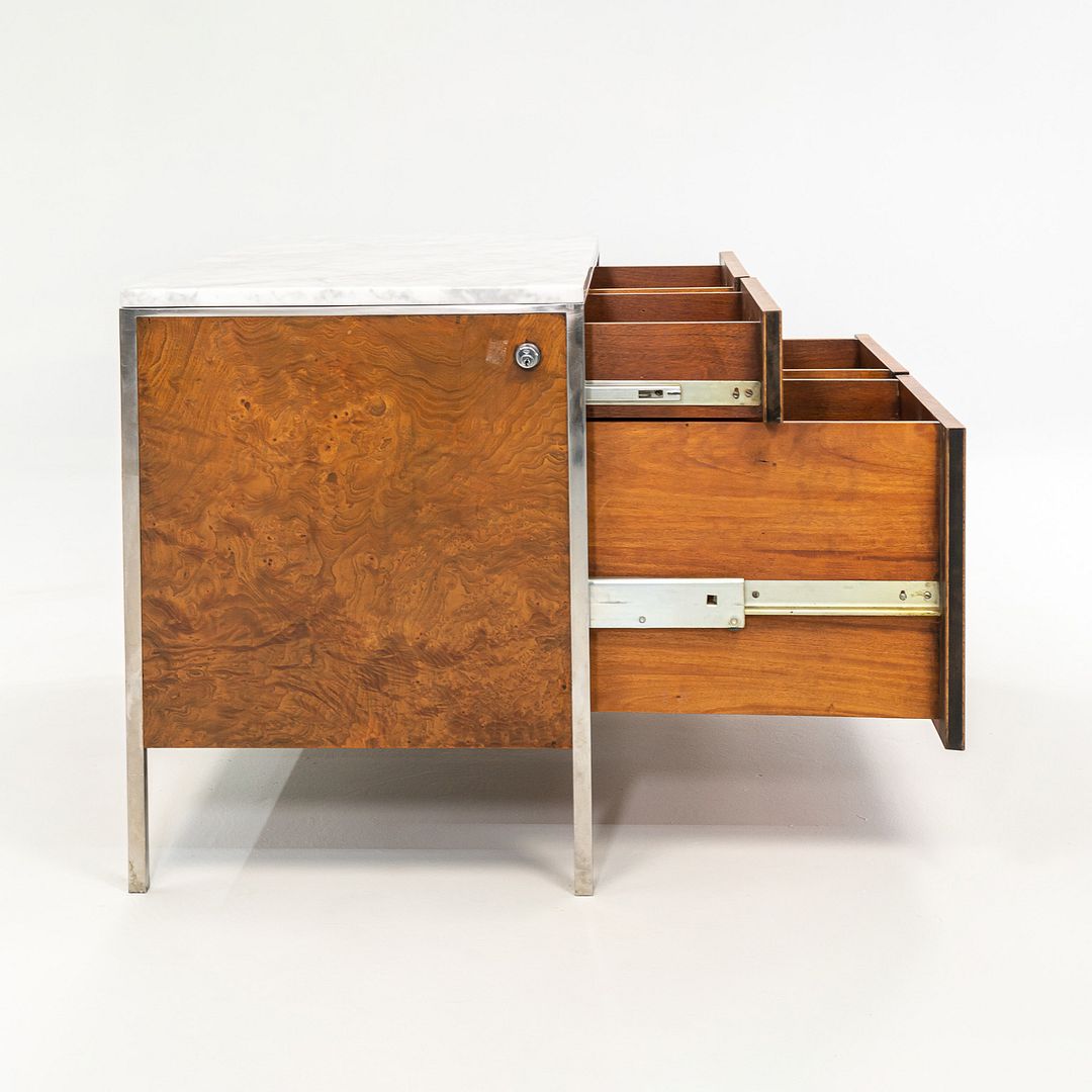 Olive Ash Burl 2-Position Credenza