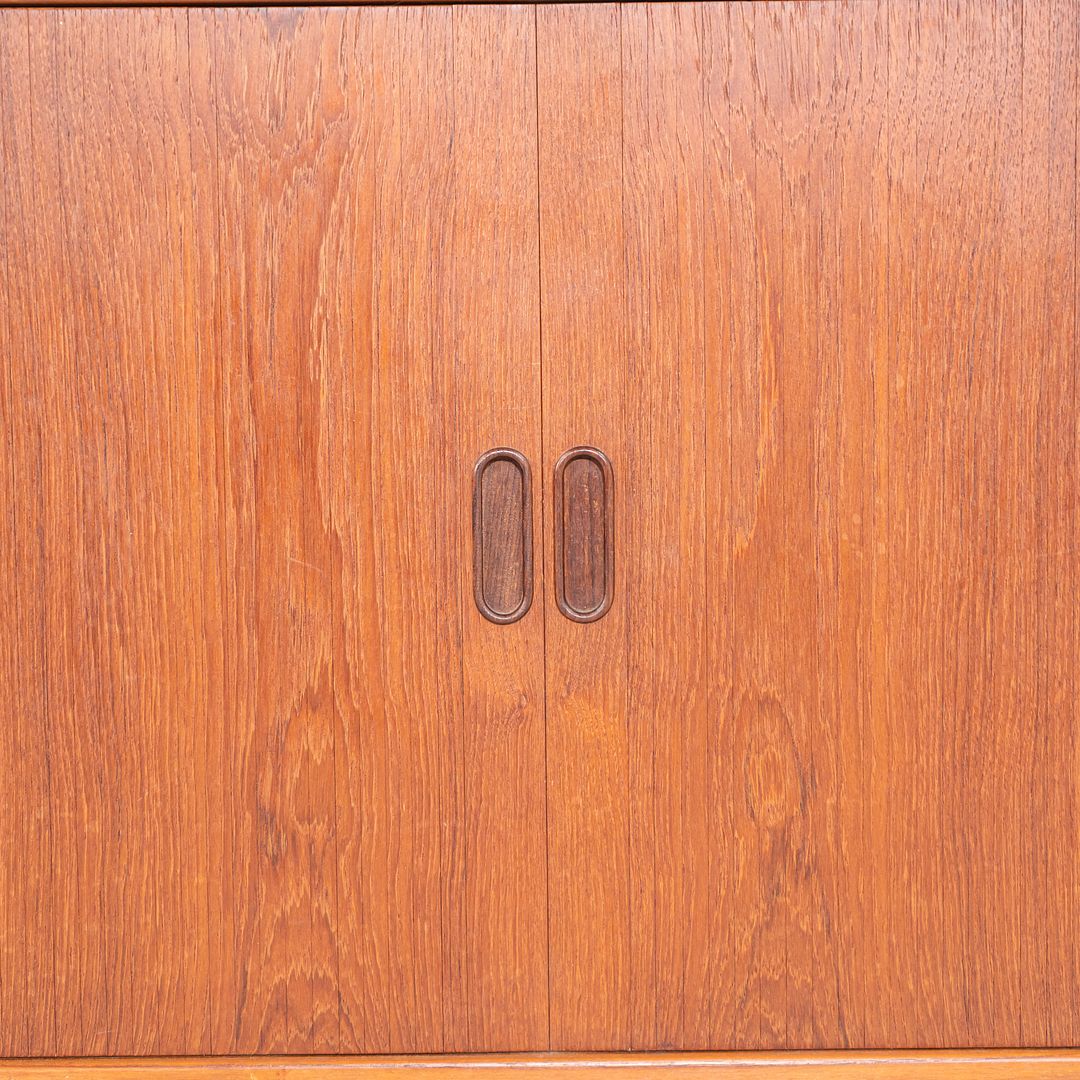 Model-37 Tambour-Door Teak Credenza