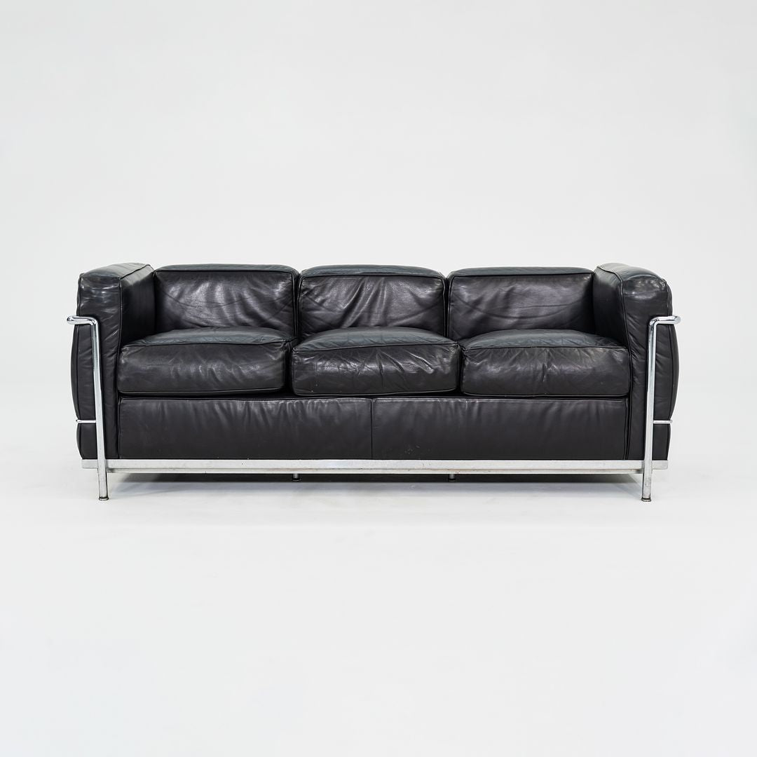 LC2 Petite Modele Three Seat Sofa by Le Corbusier, Pierre