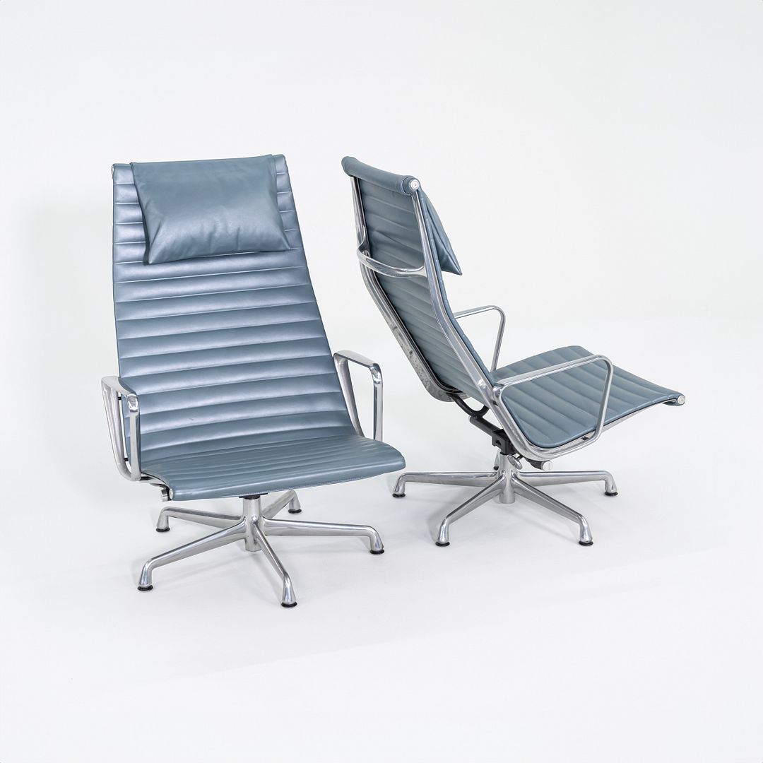 Aluminum Group Lounge Chair, Model EA338