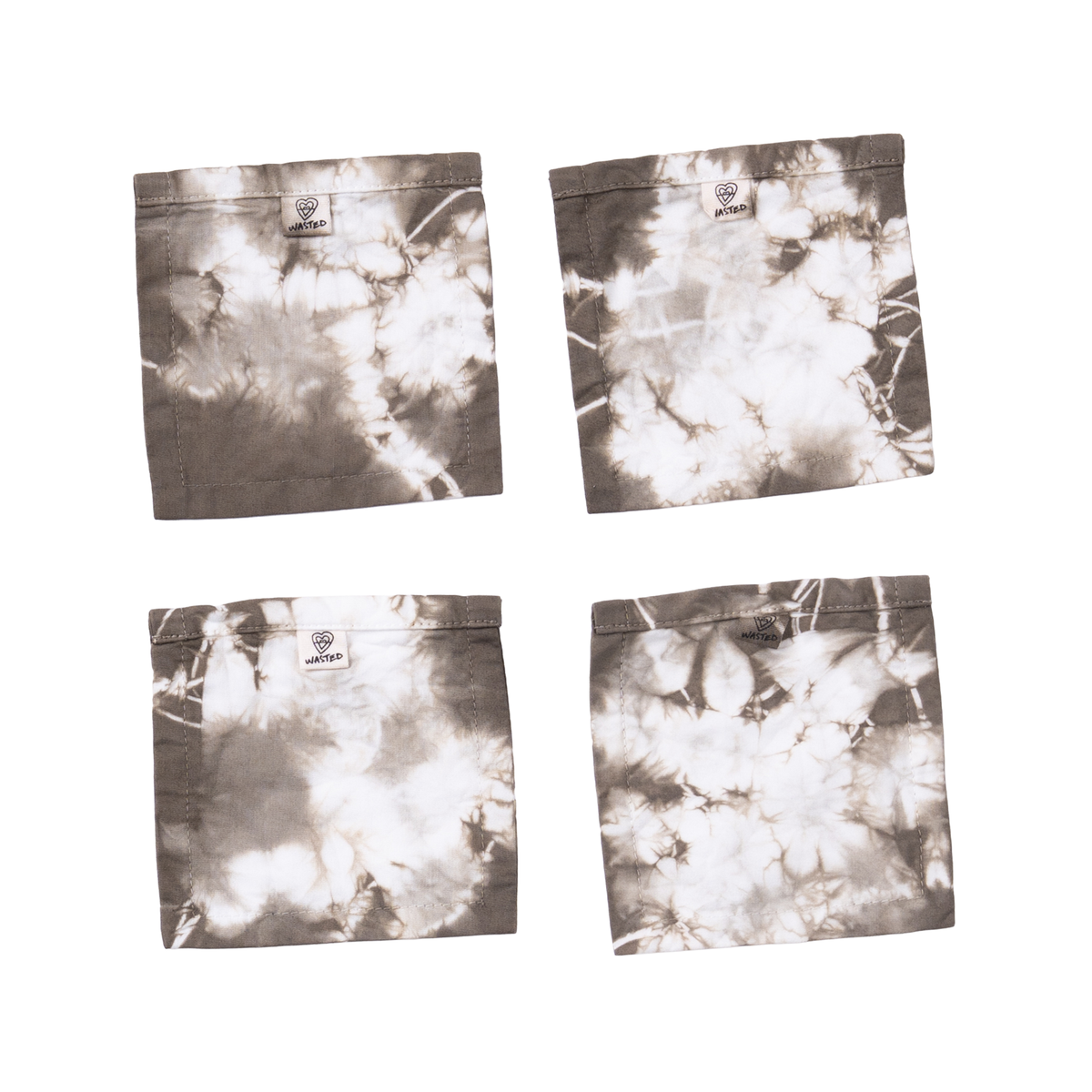 Plant Dye Coaster — Set of 4
