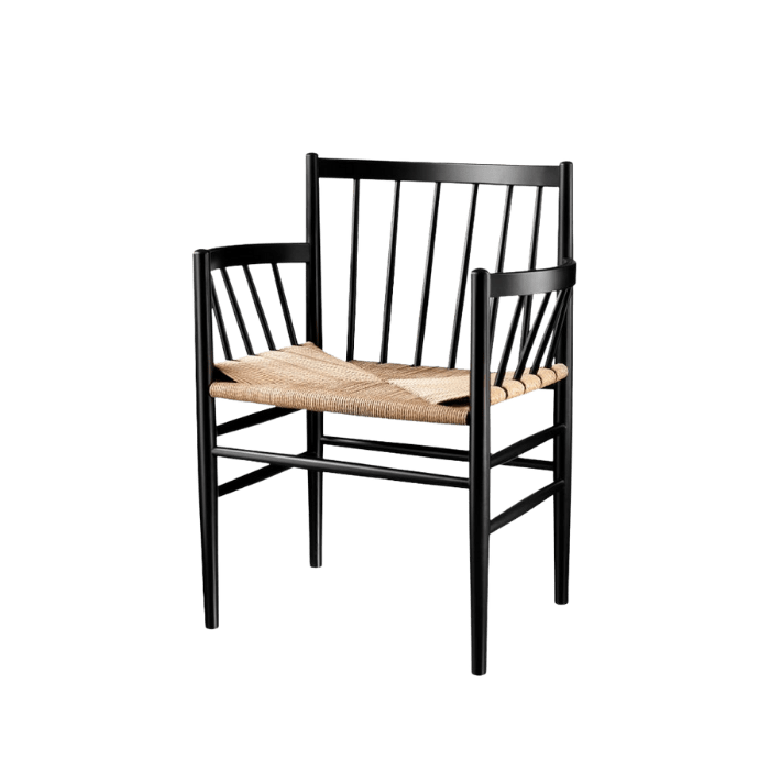 J81 Chair — Jet Black Beech