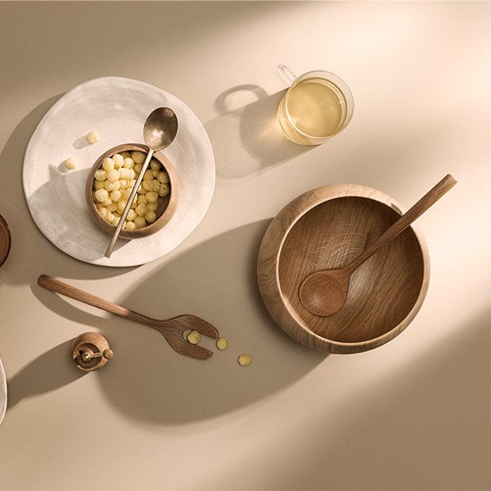 Menageri Serving Bowl — 5.5" Oak