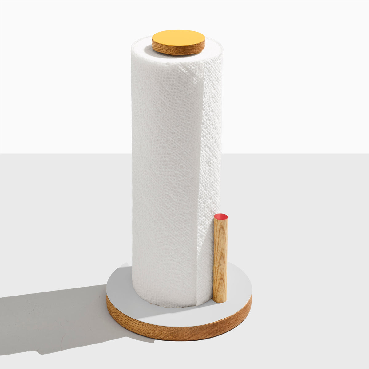 The Paper Towel Keeper - Oak
