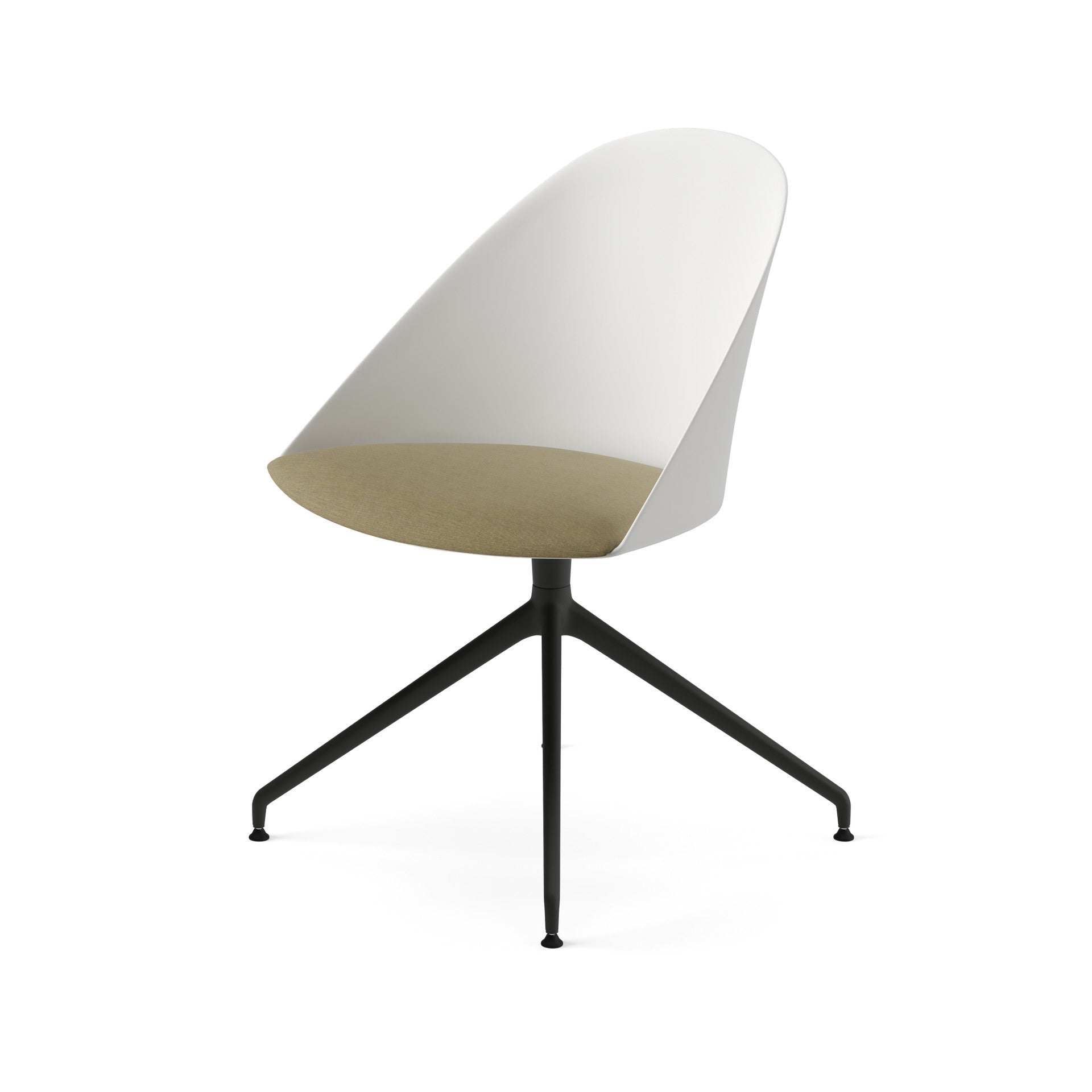 Cila Side Chair — Trestle on Glides with Cushion