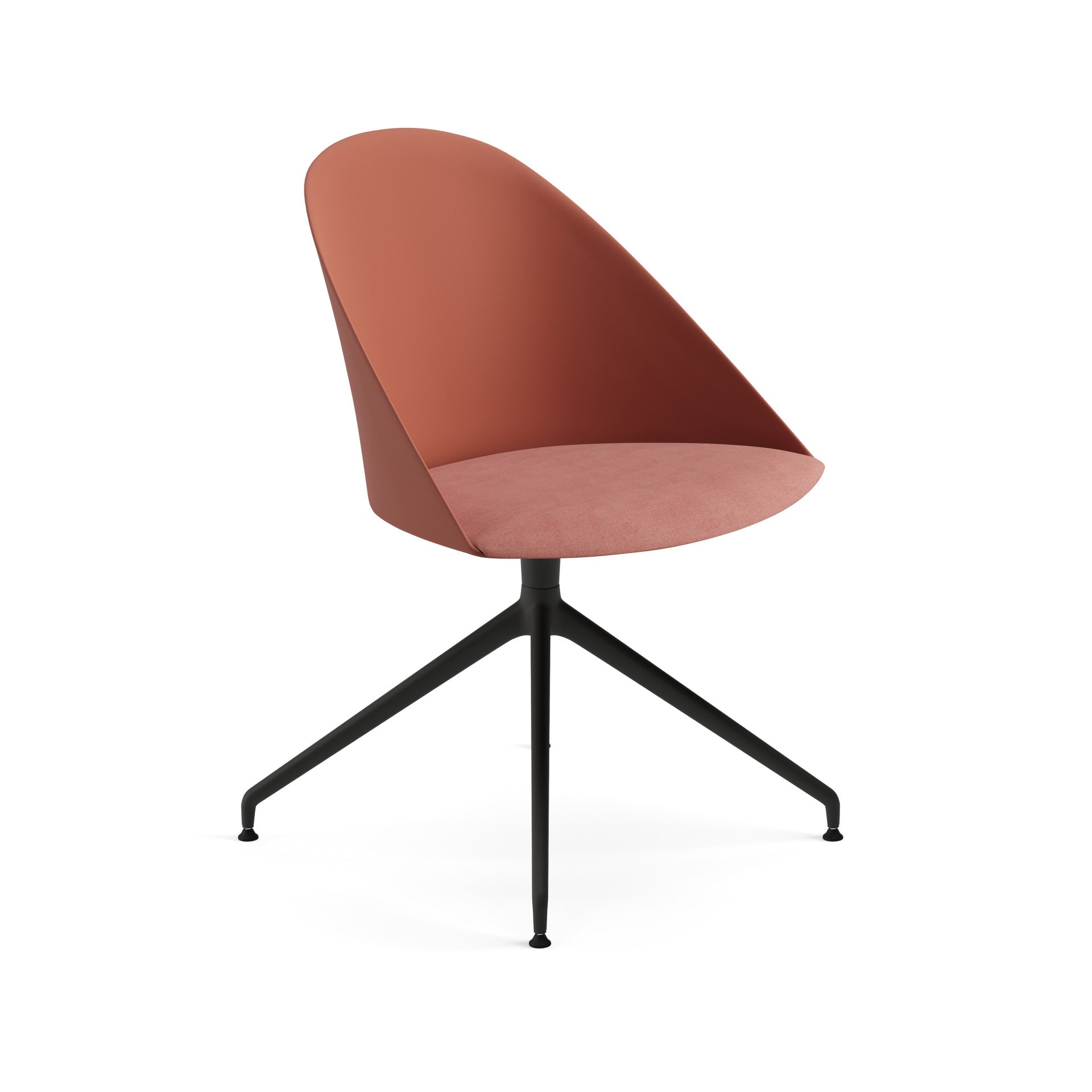 Cila Side Chair — Trestle on Glides with Cushion