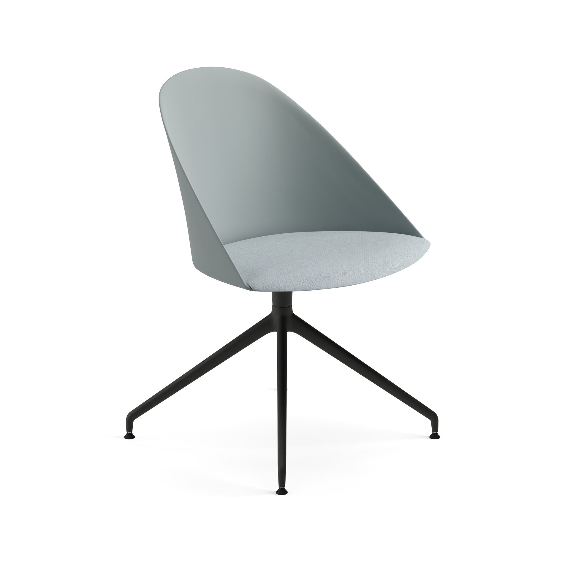 Cila Side Chair — Trestle on Glides with Cushion