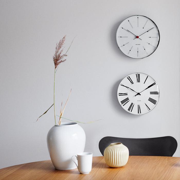 Arne Jacobsen Roman Wall Clock — Medium