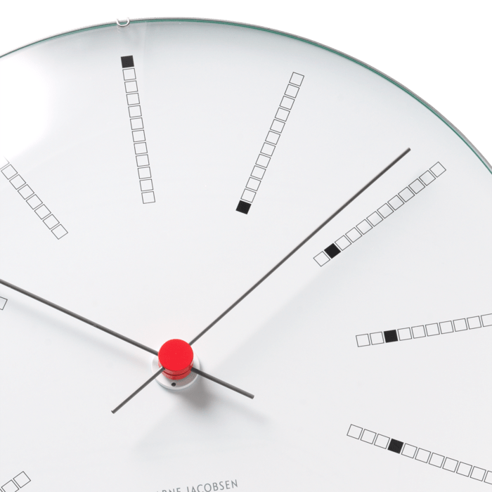 Arne Jacobsen Bankers Wall Clock — Large White