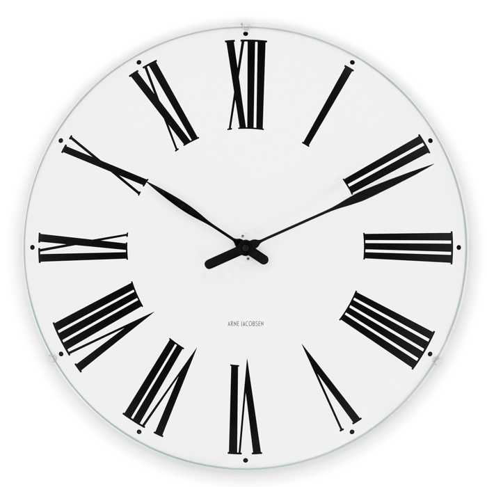 Arne Jacobsen Roman Wall Clock — Extra Large