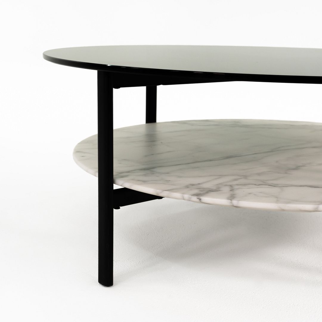 Ruta 2-Tier Round Coffee Table
