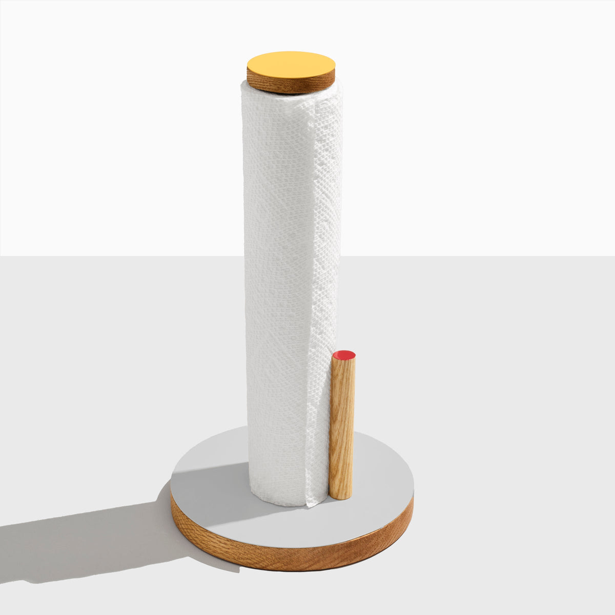 The Paper Towel Keeper - Oak