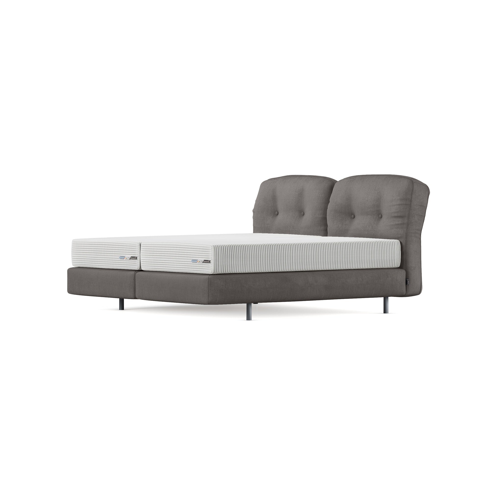 Thirty 5 Button Tufted Headboard + Box Spring