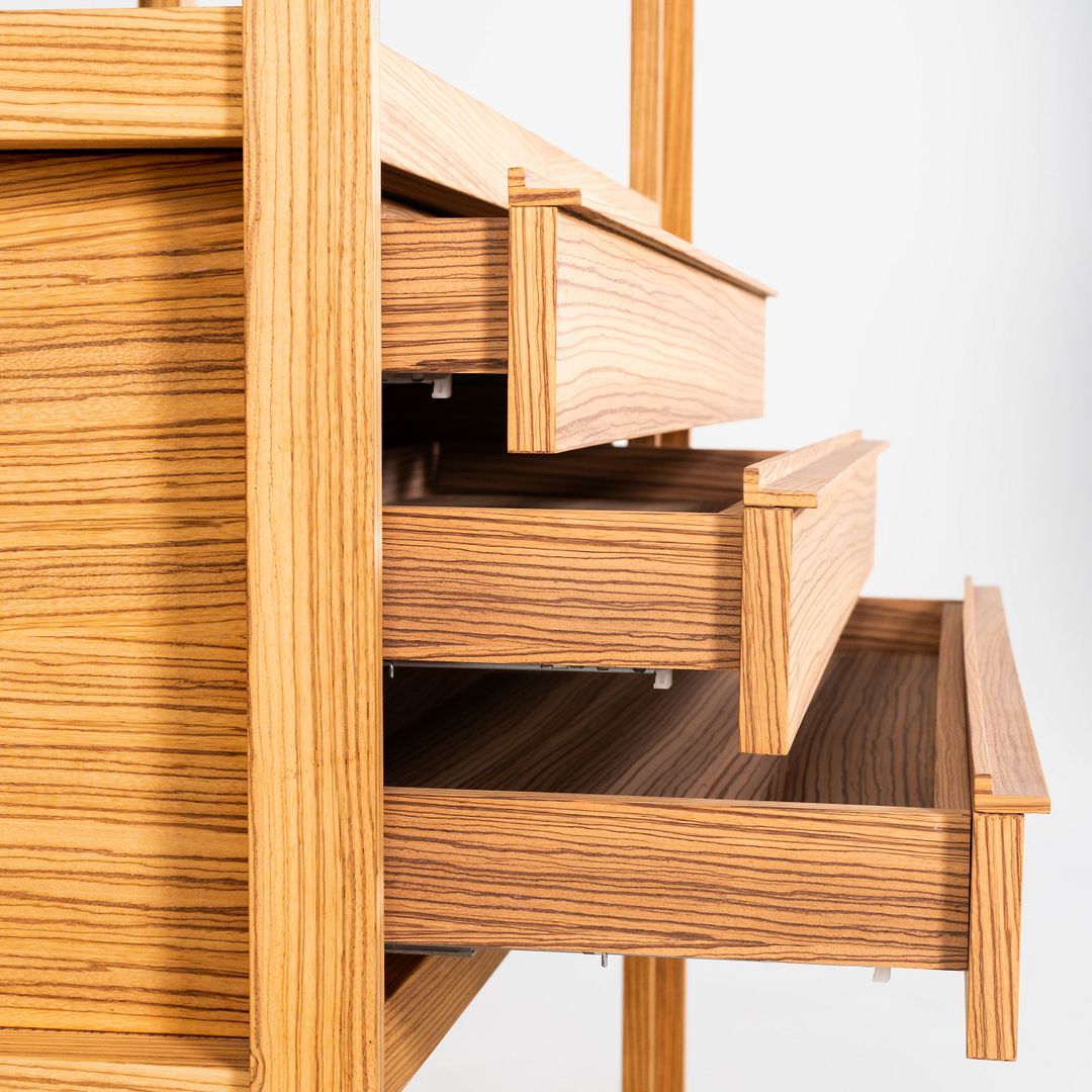Zebrawood Bookshelf