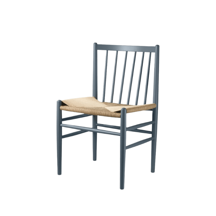 J80 Chair — Blue Grey Painted Beech