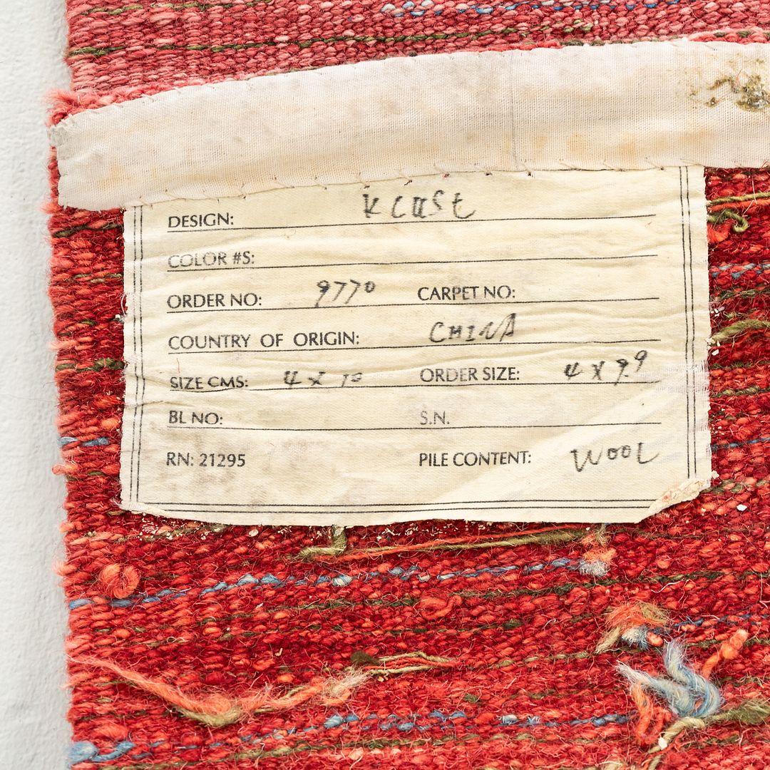KCast Red Wool Rug