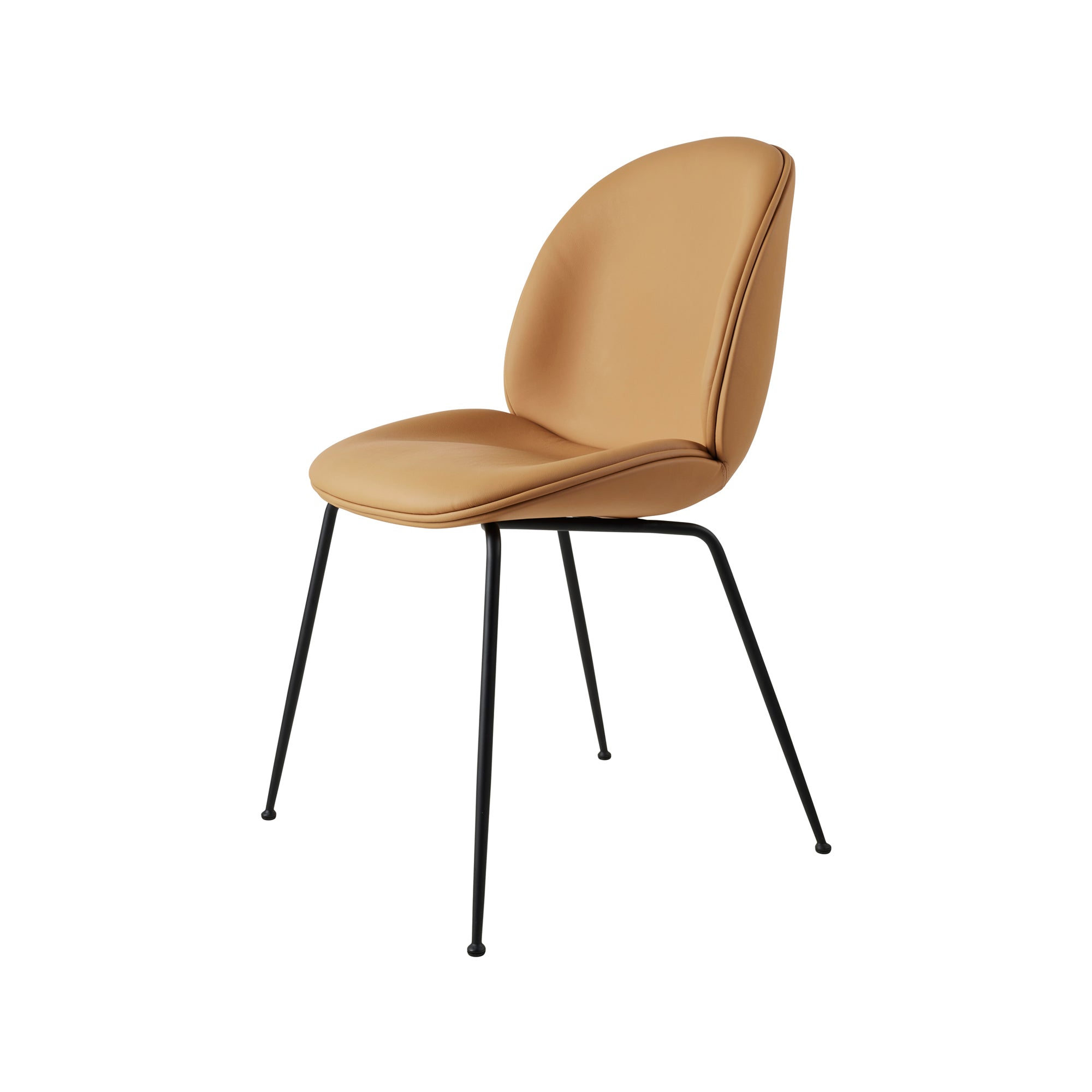 Beetle Dining Chair — Fully Upholstered with Conic Base