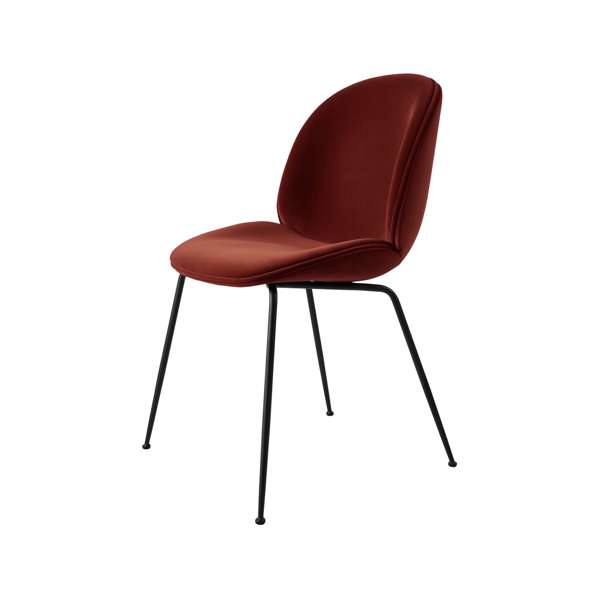 Beetle Dining Chair — Fully Upholstered with Conic Base