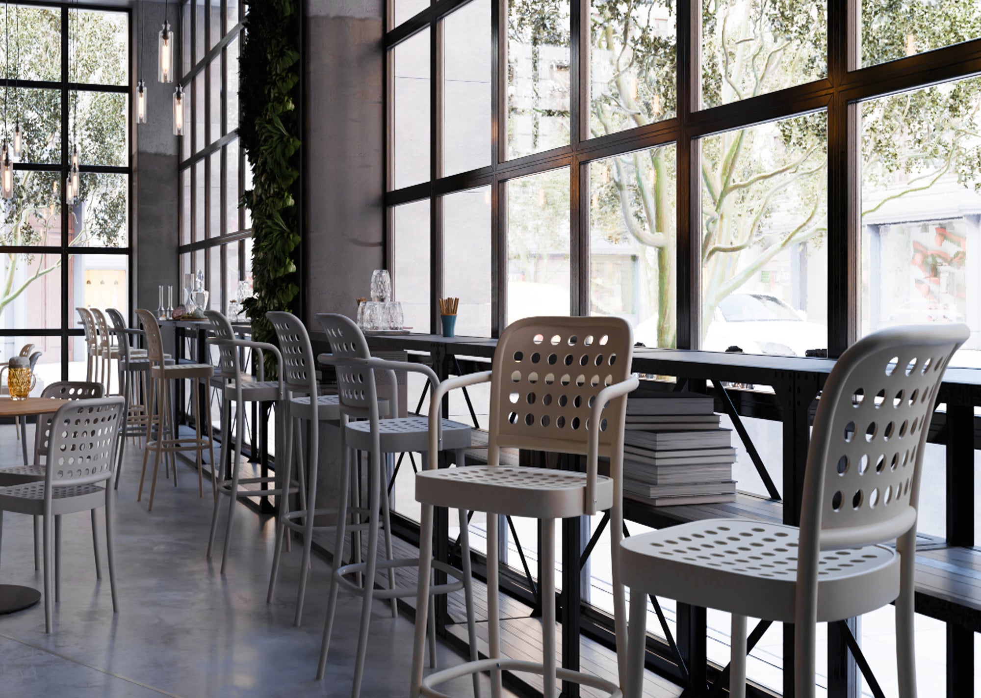 822 Bar and Counter Chair