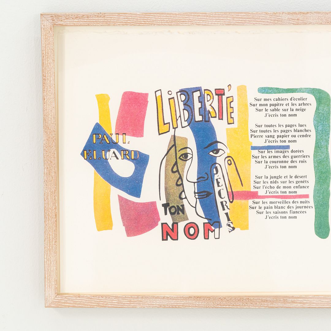 Liberte Silkscreen Print