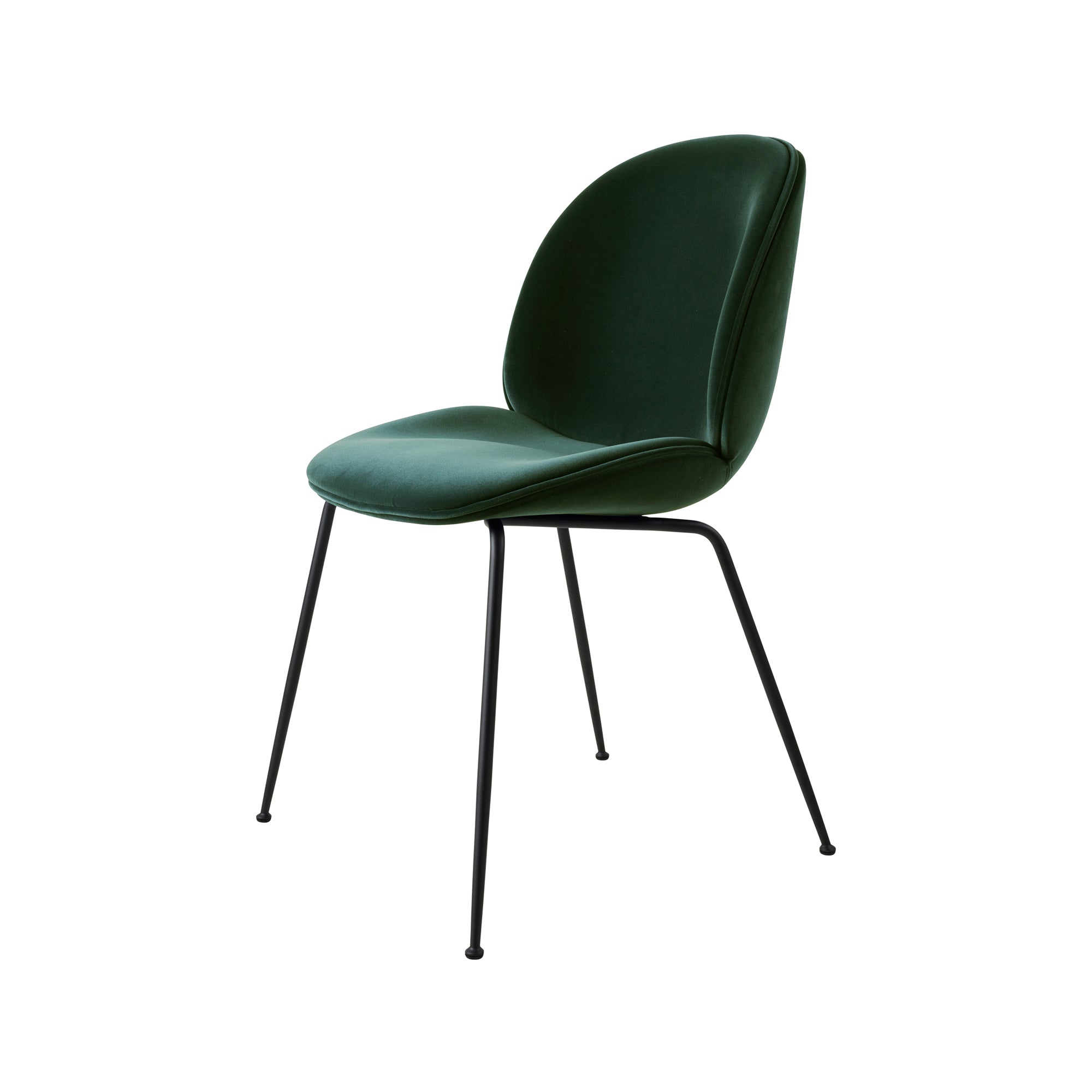 Beetle Dining Chair — Fully Upholstered with Conic Base