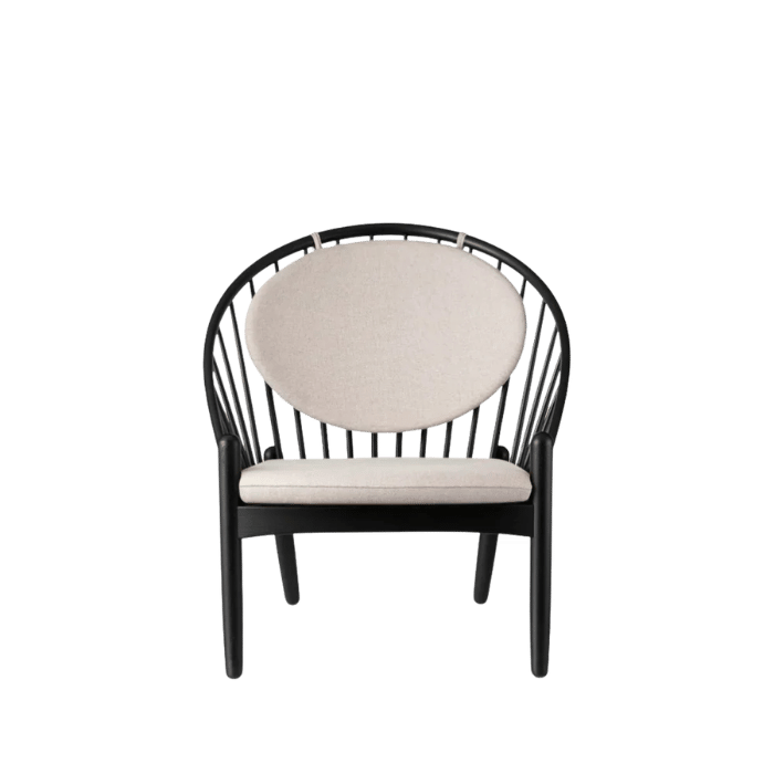 J166 Jørna Chair — Jet Black Oak/Beige
