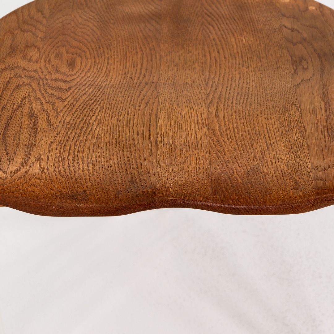 Lucite and Oak Side Chair
