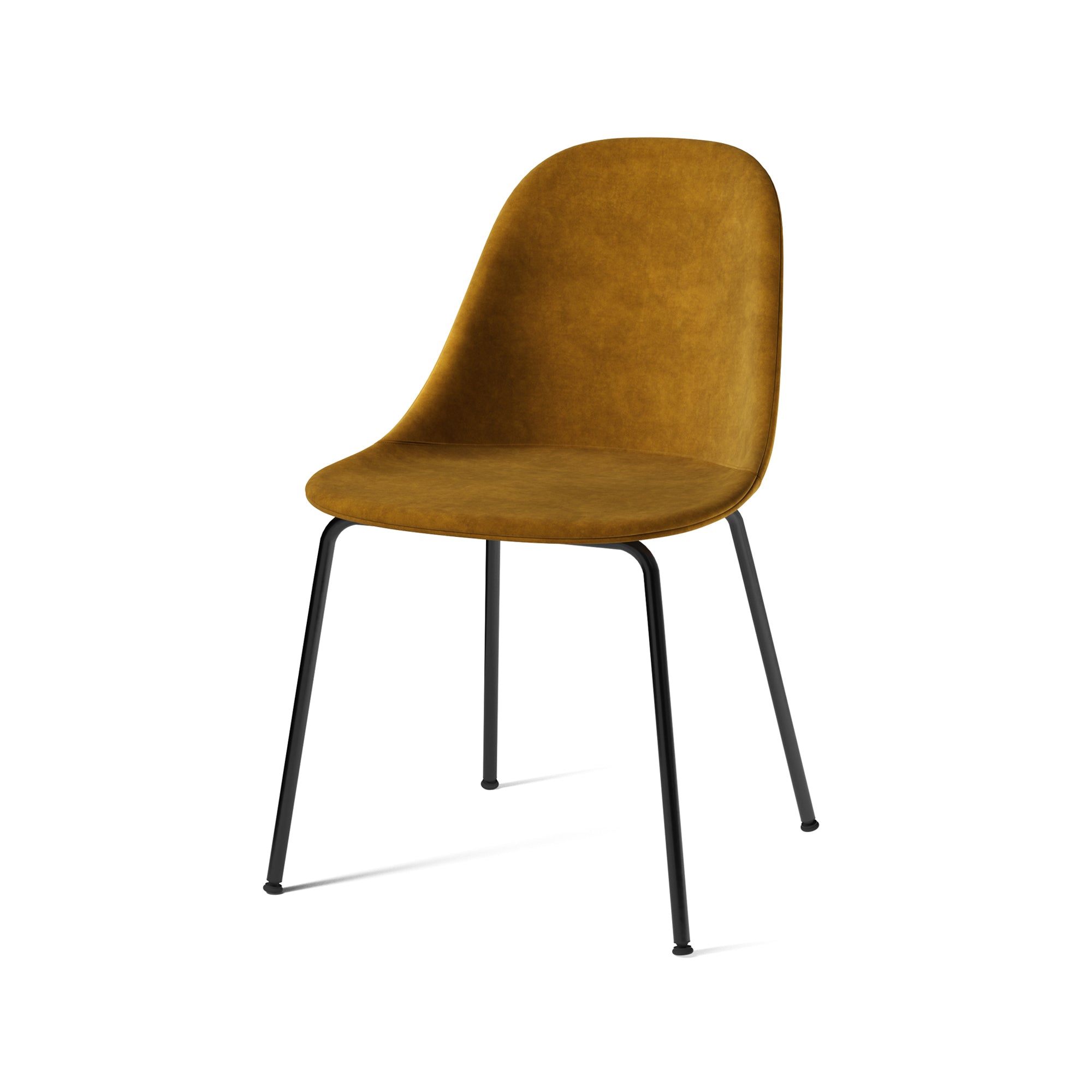 Harbour Dining Chair — Upholstered Shell — Steel Base